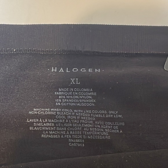 NWT Halogen black seamless tagless light hipster underwear soft Sz XL - Picture 2 of 6